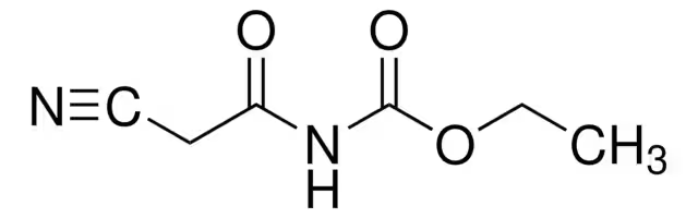 N-Cyanoacetylurethane structure, CAS 6629-04-5