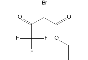 Ethyl2-Bromo-4,4,4-trifluoro-3-oxobutanoate structure, CAS 4544-43-8