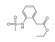 Ethyl2-(Methylsulfonamido)phenylacetate structure, CAS 36064-30-9