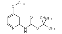 (4-Methoxy-Pyridin-2-yl)-CarbamicAcidTert-ButylEster structure, CAS 551950-46-0
