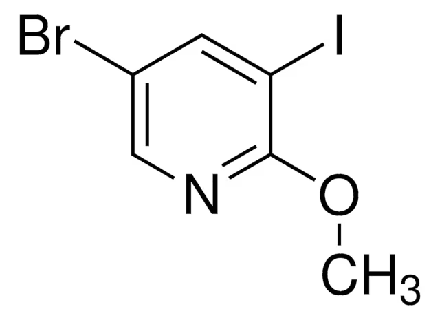 5-Bromo-3-Iodo-2-Methoxy-Pyridine structure, CAS 578007-66-6