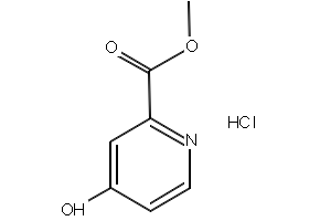 Methyl4-HydroxypicolinateHydrochloride structure, CAS 1256633-27-8