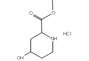 Methyl4-Hydroxypiperidine-2-carboxylateHydrochloride structure, CAS 337464-25-2