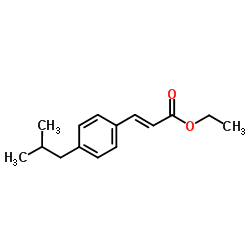 Ethyl3-(4-Isobutylphenyl)acrylate structure, CAS 1256636-24-4