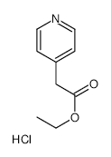 Ethyl4-PyridylacetateHydrochloride structure, CAS 102879-50-5