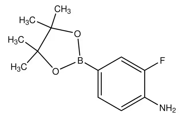 4-Amino-3-fluorophenylboronicAcidPinacolEster structure, CAS 819058-34-9