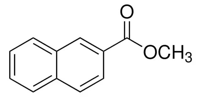Methyl2-naphthalenecarboxylate structure, CAS 2459-25-8