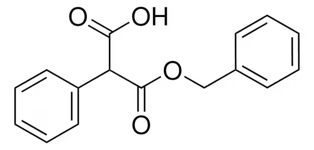 Monobenzylphenylmalonate structure, CAS 25774-02-1
