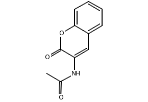 3-Acetamidocoumarin structure, CAS 779-30-6
