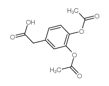 3,4-Diacetoxyphenylaceticacid structure, CAS 85621-43-8