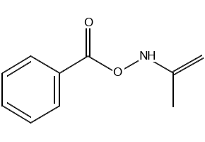 Acetoximebenzoate structure, CAS 942-89-2