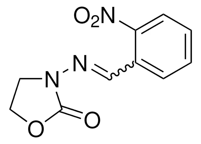 3-(2-Nitrobenzylidenamino)-2-oxazolidinone structure, CAS 19687-73-1