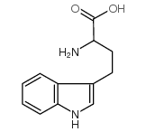 A-Amino-G-(3-indole)butyricacid structure, CAS 26988-87-4