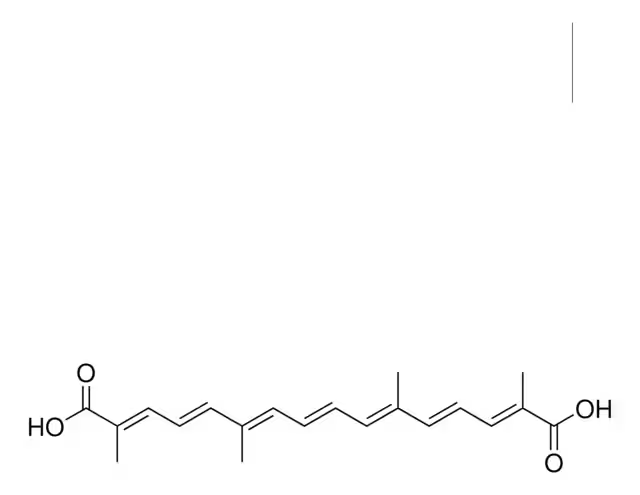8,8'-Diapocarotenedioicacid structure, CAS 27876-94-4