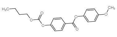 N-Butyl4-(4'-Methoxyphenoxycarbonyl)phenylCarbonate structure, CAS 33926-39-5