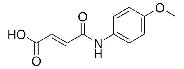 4-(4-Methoxyanilino)-4-oxobut-2-enoicacid structure, CAS 37902-60-6