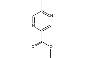 5-Methylpyrazine-2-carboxylicacidmethylester structure, CAS 41110-33-2