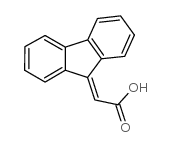 9-Fluorenylideneaceticacid structure, CAS 4425-73-4