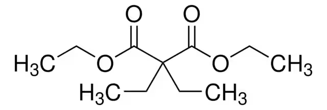 Diethyldiethylmalonate structure, CAS 77-25-8