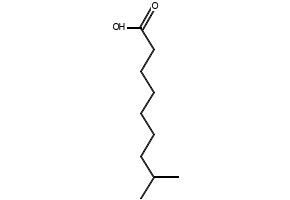 8-Methylnonanoicacid structure, CAS 5963-14-4