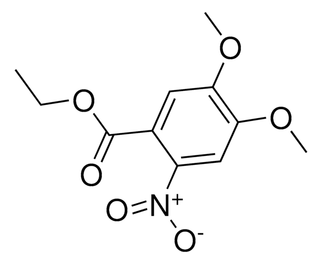Ethyl4,5-dimethoxy-2-nitrobenzoate structure, CAS 100905-33-7
