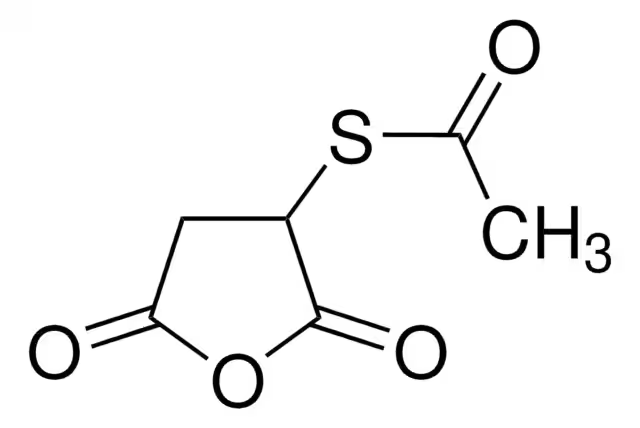 2-(Acetylthio)succinicanhydride structure, CAS 6953-60-2