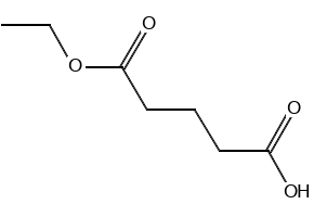Ethylhydrogenglutarate structure, CAS 1070-62-8