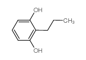 2-Propylbenzene-1,3-diol structure, CAS 13331-19-6