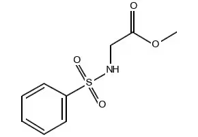 N-(Phenylsulfonyl)glycineMethylEster structure, CAS 69398-48-7
