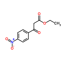 Ethyl4-nitrobenzoylacetate structure, CAS 838-57-3
