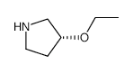 (R)-3-Ethoxypyrrolidine structure, CAS 651341-51-4