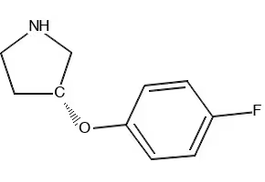 (R)-3-(4-Fluorophenoxy)pyrrolidine structure, CAS 900512-41-6