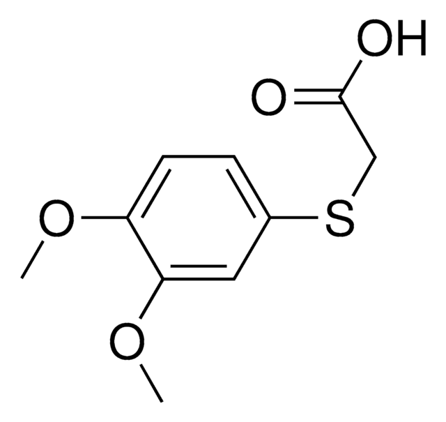2-(3,4-Dimethoxyphenylthio)aceticacid structure, CAS 95735-63-0