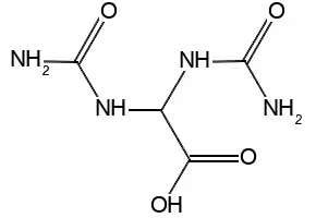 Allantoicacid structure, CAS 99-16-1