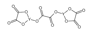 Yttrium(III)OxalateNonahydrate structure, CAS 13266-82-5
