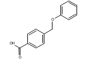 4-(Phenoxymethyl)benzenecarboxylicacid structure, CAS 31719-76-3