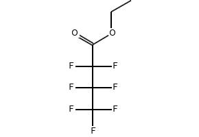 Ethylheptafluoro-N-butyrate structure, CAS 356-27-4