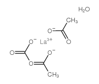 Lanthanum(III)AcetateSesquihydrate structure, CAS 25721-92-0
