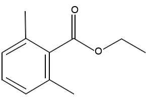 Ethyl2,6-dimethylbenzoate structure, CAS 36596-67-5