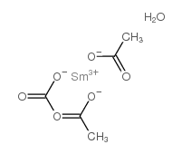 Samarium(III)AcetateHydrate structure, CAS 17829-86-6