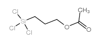 3-Acetoxypropyltrichlorosilane structure, CAS 5290-25-5
