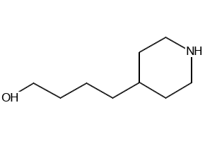 4-(4-Piperidyl)-1-butanol structure, CAS 57614-92-3