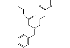 Methyl4-[N-Benzyl-N-(2-ethoxy-2-oxoethyl)amino]butanoate structure, CAS 1256633-23-4