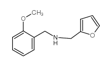 Furan-2-Ylmethyl-(2-Methoxy-Benzyl)-Amine structure, CAS 225236-02-2