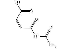 N-Carbamoylmaleamicacid structure, CAS 105-61-3