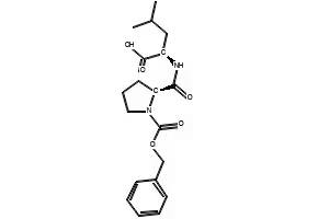 Z-Pro-D-Leu-OH structure, CAS 61596-47-2