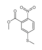 Methyl5-(Methylthio)-2-nitrobenzoate structure, CAS 68701-33-7