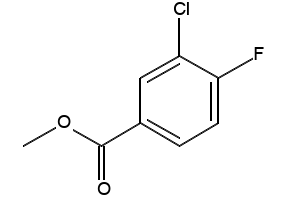 Methyl3-Chloro-4-fluorobenzoate structure, CAS 234082-35-0