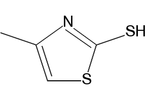 4-Methylthiazole-2-thiol structure, CAS 4498-39-9