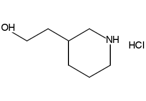 2-(3-Piperidyl)ethanolHydrochloride structure, CAS 16780-04-4